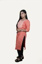 AMBERFLORA YOKE EMBROIDERED KURTI - Image 2