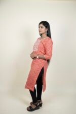 AMBERFLORA YOKE EMBROIDERED KURTI - Image 3