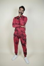 CRIMSON CLOUD TIE-DYE CO-ORD SET