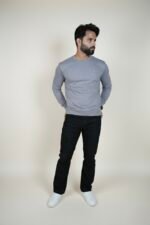 ESSENTIAL GREY MINIMALIST SWEATSHIRT - Image 2