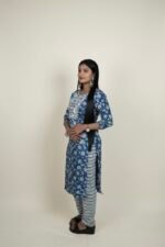 INDIGO BLOOM KURTI SET - Image 3