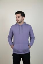 LILAC PURPLE CASUAL PULLOVER HOODIE - Image 3