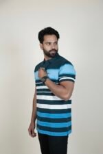 OCEAN WAVE MULTI-STRIPE POLO